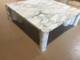 Exceptional Italian Carrara Marble Coffee Table By Gae Aulenti 1stdibs Com Marble Coffee Table Coffee Table Carrara Marble