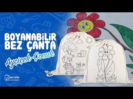 Aycicek Boyama Etkinligi Boyanabilir Buzgulu Bez Sirt Cantasi Youtube 2020 Sirt Cantasi Aycicekleri Cantalar