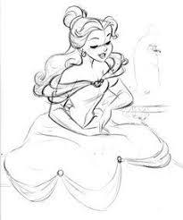 Just For Fun Belle C Disney I M Enjoying My Lunchtime Doodle Style I Ve Been Up To The Last Couple Of Disney Sketches Disney Concept Art Disney Artists