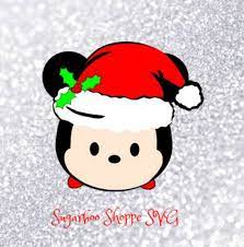 Christmas Mickey Santa Svg Disney Tsum Tsum Christmas Svg Etsy Tsum Tsum Christmas Tsum Tsum Coloring Pages Tsum Tsum