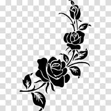 Transparent hawaiian flowers clip art. Floral Design Silhouette Motif Pattern Silhouette Transparent Background Png Clipart Rose Line Art Flower Illustration Transparent Background Png