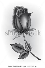Black Rosebud Stock Vector 81494707 Shutterstock Rose Bud Tattoo Rose Drawing Tattoo Black Flowers Tattoo