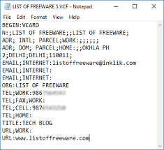 If you try to google this, you will find amazing results. 7 Best Free Vcard Creator Software For Windows