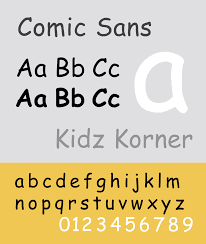 Making the web more beautiful, fast, and open through great typography. Comic Sans Wikipedia