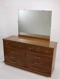 Bassett Furniture Mid Century Modern Double Dresser W Mirror 8 Drawer Rooftop Antiques Bassett Furniture Mid Century Modern Furniture Furniture