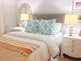 The bedroom is not a common choice for this color but it can actually look very charming here. Turquoise And Gray Bedroom Ideas Uvideas Teal Gold Atmosphere Teen Bathroom Yellow Dark Master Bedrooms Tiffany Blue Decorating Grey Color Scheme Apppie Org