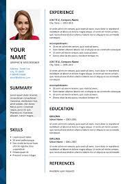 Dalston Free Resume Template Microsoft Word Blue Layout Free Resume Template Word Free Resume Template Download Resume Template Word