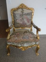 French Baroque French Tapestry Massive Antique Chair Etsy Antique Chairs Antique French Furniture Rustic Furniture Diy