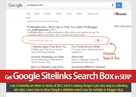 Get Google Sitelinks Search Box Structured Data In Website Or Blogger Blogging Tips Blogging Tips Advanced Blogging Blog Tips