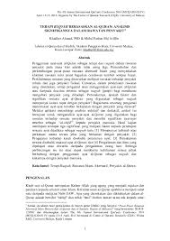Pusat rawatan islam al qalam. Pdf Terapi Ruqyah Berasaskan Al Quran Analisis Signifikannya Dalam Rawatan Penyakit Mohd Farhan Md Ariffin Academia Edu