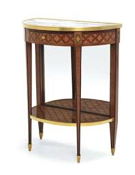 Living room end tables with storage and drawers. Dainty Demi Lune Console Table Furniture And Decorative Art 2018 03 29 Estimate Eur 2 600 To Eur 3 500 Dorotheum