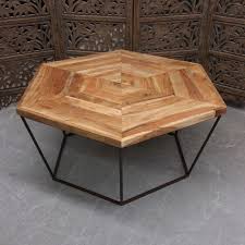 The hexagonal chrome coffee table is sleek, chic and ready to upgrade your home decor with its stunning modern contemporary style. Hexagonal Coffee Table Nadeau Charlotte