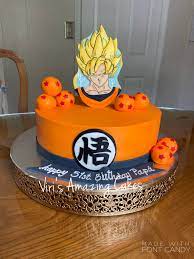 This is part of what i love about decorating cakes: Dragon Ball Z Cake Dragon Ball Z Cakes Ball Birthday Dragon Ball Birthday
