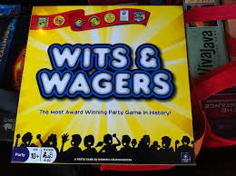 Wits And Wagers Front Fun Board Games Wager Board Games