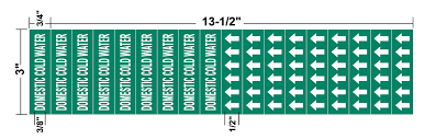 Brimars Style 18 Markers Small Pipe Markers