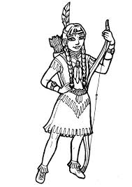 Malvorlage Indianer Madchen Coloring And Malvorlagan