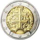 Es handelt sich also um keine fehlprägung und die beiden münzen sind demnach je 2 € wert. Slowakische Euromunzen Wikipedia