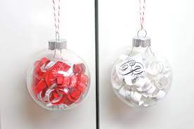 Diy Wedding Invitation Christmas Ornaments This Has Potential Fill These With Lights Or O Christmas Wedding Invitations Wedding Invitations Diy Diy Wedding