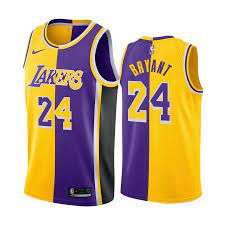 Shop los angeles lakers jerseys. New Men 24 Kobe Bryant Jersey Yellow Purple Los Angeles Lakers Swingman Jersey Los Angeles Lakers Cheap Nba Jerseys Nba Jersey