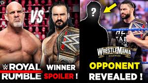 Anyway the maintenance of the server depends on that, so it will be kind of you if you deactivate your. Royal Rumble 2021 Winner Spoiler Leaked Goldberg Vs Drew Mcintyre Wrestlemania 37 Matches Youtube