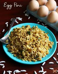 Egg Pori Recipe Puffed Rice With Egg Recipe Recipe Healthy Egg Recipes Egg Recipes Spicy Recipes