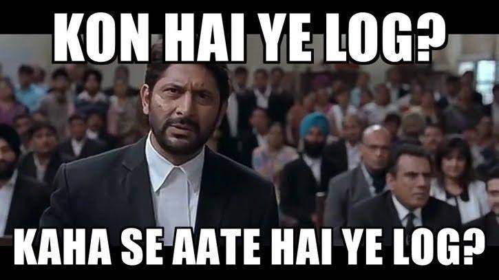 Image result for kaun hai ye log kaha se aate hai"