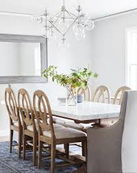 Soft Gray Grey Dining Room 2017 Fresh Bright Different End Chairs Gray Wood Mirror Modern Chande Transitional Dining Room Modern Dining Room Dining Room French