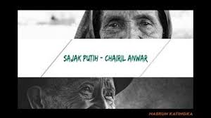 Lirik lagu merah putih berkibar begitu gagah cerminan akan bangsa yang perkasa kuhormati dengan penuh rasa bangga indonesiaku bersatu sepanjang masa merah download mp3 mp4. Musikalisasi Puisi Sajak Putih Chairil Anwar Youtube