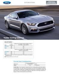 2015 Ford Mustang Towing Capacity Information Bloomington