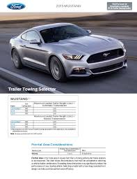 2015 ford mustang towing capacity information bloomington