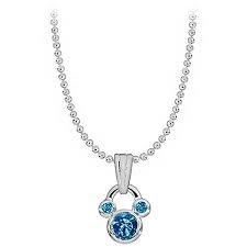 Disney Necklace Mickey Mouse Birthstone Select Color N Disney Necklace Mickey Mouse Earrings Mickey Mouse Jewelry