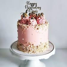 Pin By Lenne Celia On Yummy Kuchen Pretty Birthday Cakes Simple Birthday Cake Birthday Cake For Women Simple