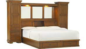 Sonoma Valley King Wall Bed With Storage Platform Havertys Furniture Headboard Storage Murphy Bed Plans Murphy Bed