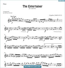Free printable pdf score and midi track. Sheet Music Load The Entertainer