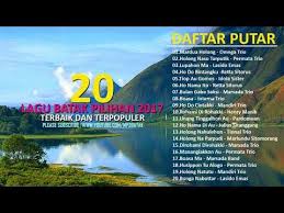 20 Hits Lagu Batak Terbaru Populer 2017 Full Album Original Youtube Lagu Musik Santai Musik