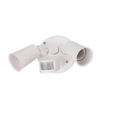 Red from sensor goes to both blacks from lights, all remaining whites go together. Brink S Motion Activated Security Light White Finish Walmart Com Walmart Com