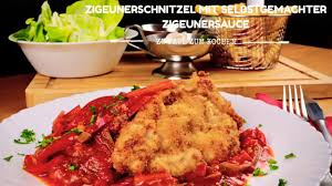 Zigeunerschnitzel Mit Selbstgemachter Zigeunersauce Youtube Hauptspeise Zigeunerschnitzel Zigeunerschnitzel Rezept