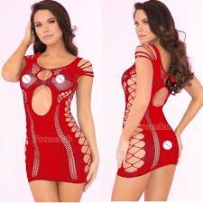 Sexi نساء شبكة صيد السمك فستان سهرة حار جنس حفلة كلوبوير Vestido مثير ازياء  طفل دمية شفافة فساتين متوسطة الطول mujer الإباحية / فساتين