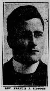 Rev Frank Enoch “Francis” Siddons (1890-1918)