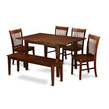 Same day delivery 7 days a week £3.95, or fast store collection. Psno6c Mah 4 Chair And Dining Bench 6 Piece Dining Table Set