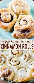 These Easy Cinnamon Rolls Are Perfect For Yeast Beginners Because They Only Require 1 Rise Each Cinnamon Rolls Easy Cinnamon Rolls Homemade Cinnamon Buns Easy