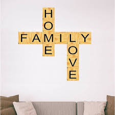 Great for boat names, car stickers, wheelie bin numbers, windows, site boards, wall text, all general signs & much more. Winston Porter Home Family Love Scrabble Vinyl Letters Unique For Living Rooms Wall Decal Wayfair