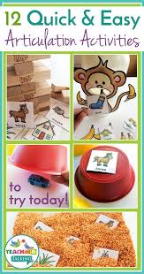 Quick Easy Articulation Activities For Speech Therapists Preschool Speech Therapy Articulation Activities Language Therapy Activities