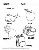Whether you're trying to learn more about the psychology behind colors or you're a budding artist trying to mix colored paints together to make a masterpiece, it's imperative to know a bit about primary and secondary colors and how to mix t. Yellow Objects Coloring Page