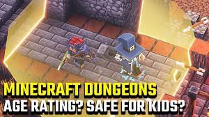 Minecraft, has held its place amongst children as one of their favourite online games for some time now. Minecraft Dungeons Age Rating Is It Safe For Kids Gamerevolution