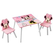 Hello kitty wooden study desk & chair set. Minnie Ensemble Table Et 2 Chaises Kids Table And Chairs Study Table And Chair Hello Kitty Merchandise