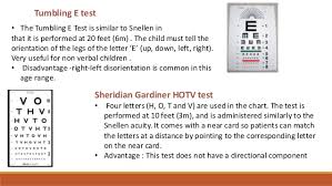 visual acuity testing