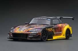 Honda S2000 Black Yellow 1 18 Ignition Ig2009 The Diecast Company