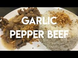 Add the thai chile pepper and stir well. Garlic Pepper Beef Recipe Jollibee Style Youtube