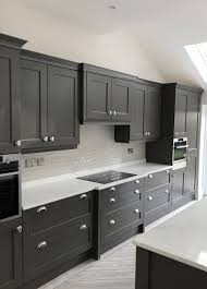 Our choice of grey kitchen worktops will make it easy to choose. On Trend Kitchens On Twitter Wow This Bespoke Painted Windsor Kitchen By Our Customer Damien Brennan Is A True Dream Kitchen The Darker Colour Contrasts Beautifully With The White Worktops And White
